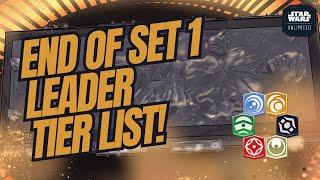 END OF SET 1 LEADER TIER LIST The Talk Of A Scrub #75 SWU