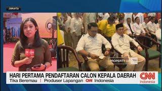 Hari Pertama Pendaftaran Calon Kepala Daerah di Jakarta