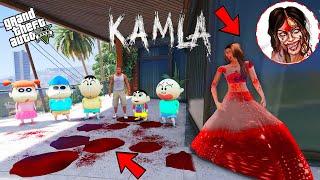 Franklin and Shinchan and his Friends Playing Chupan Chupai With Kamla Indian Ghost  GTAV AVENGERS