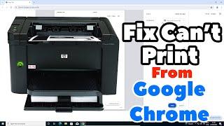 How to Fix Can’t Print From Google Chrome in Windows PC or Laptop