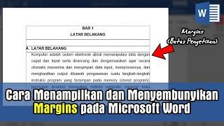 Cara Menampilkan dan Menyembunyikan Batas Pengetikan pada Microsoft Word  Tutorial Word