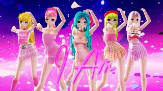 ≡MMD≡ Haku.Luka.Miku.Rin.Nana.One - I Am  IVE 4KUHD60FPS