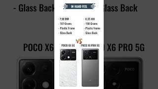 Poco X6 5G vs Poco X6 Pro 5G  Full Comparison #smartphone