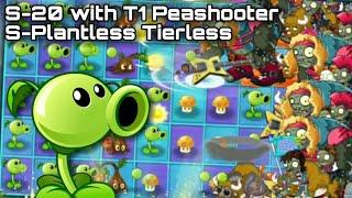 S-20 with T1 Peashooter S-Plantless Tierless   PvZ 2 Project Eclise Alpha 5