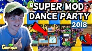 How a @Mod Enjoys SuperModDanceParty  Growtopia 2018