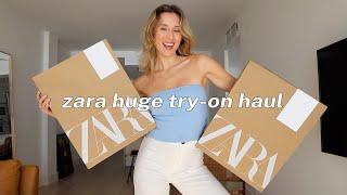 HUGE ZARA TRY ON HAUL  Zara winter sale