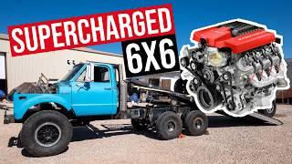 were building a MONSTER engine for a MASSIVE truck