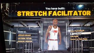 NBA 2K22 best stretch facilitator rare build