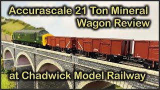 Accurascale 21 Ton Mineral Wagon and Couplings Review at Chadwick Model Railway  217.