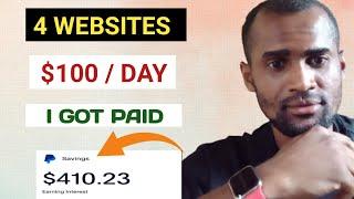 These 4 websites will pay you $100 before 24 hours withdraw instantly  how to make money online