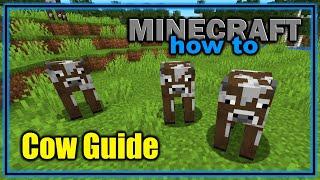 Everything About the Cow in Minecraft  Easy Minecraft Mob Guide