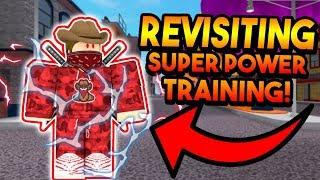 REVISITING SUPER POWER TRAINING SIMULATOR? WHATS NEW? ROBLOX