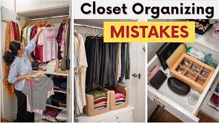 7 Closet Organizing Mistakes to Avoid  Wardrobe Organization Ideas