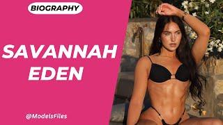 Savannah Eden Australian Fitness and Fashion Model & Instagram Influencer  Bio & Info