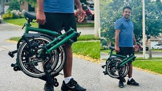 പുതിയ Brompton സൈക്കിൾ വാങ്ങിCycling MalayalamBromptonMalayalamReviewFamilyVlogCanada Malayalam