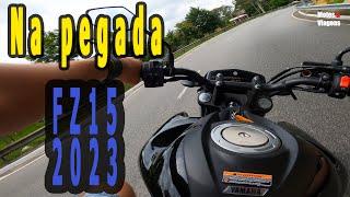 Yamaha FZ15 2023  Test Ride quase na pegada soviética sem tratamento de som