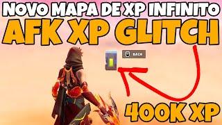 NOVO MAPA DE XP INFINITO GLITCH INSANO DE XP AFK NO FORTNITE *1 MIN=300k XP*