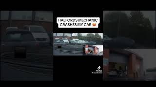 Mechanic crashes the car