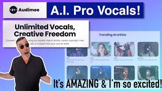 Audimee A.I. Pro Artist Vocals  Exciting Tools for Creators