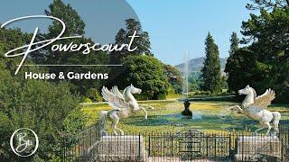 POWERSCOURT ESTATE HOUSE & GARDENS  BEST GARDENS TO VISIT IN IRELAND  WICKLOW  FULL WALK IN 4K