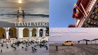 VLOG  cartagena part two - chill day at the hostel exploring downtown & traveling back home