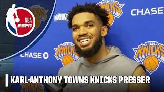 Karl-Anthony Towns was ‘shocked’ about trade to the Knicks  NBA on ESPN