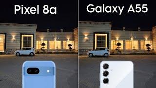 Google Pixel 8a vs Samsung Galaxy A55 Camera Test