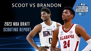 2023 NBA Draft Player Profile Scoot Henderson or Brandon Miller for the No. 2 pick?