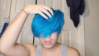 Dying My Hair Bright Neon Blue With Manic Panic Atomic Turquoise Review