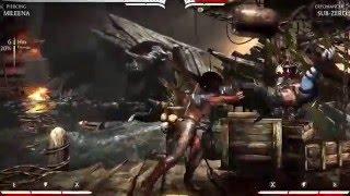 Mileena MKX 41% & 46% easy combo