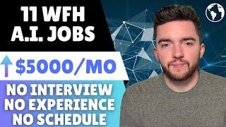 11 Work From Home A.I. Artificial Intelligence Jobs NO INTERVIEW Worldwide No Experience