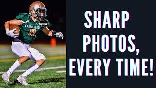 How to Get Sharp Photos for Sports Action and Wildlife - Every Time