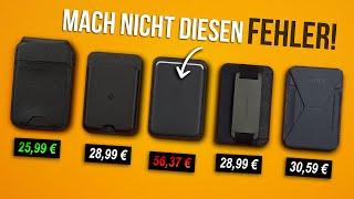 Ich habe 400€ für MagSafe Wallets ausgegeben - Top 5 iPhone Wallets