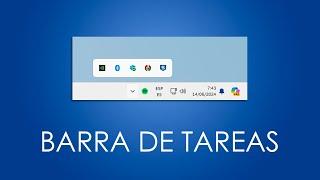 Configuración de la BARRA DE TAREAS en Windows