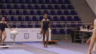 Shilese Jones USA Yurchenko Double Vault - Training Day 2 2019 City of Jesolo Trophy