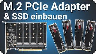 M2 PCIe Adapter einbauen