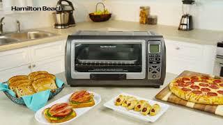 Toaster Ovens  Hamilton Beach®  Easy Reach Digital Convection Oven 31128