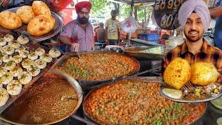 daljit dosanj ka Favourite Bhature Chole  Ludhiana Street food