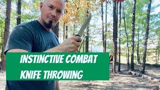 Hammer Grip No Spin Knife Throwing Tutorial Instinctive and Combative