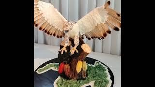 Philippine Eagle Cake... #cake #fondant #philippines #eagles #philippineeagle #cakedecorating