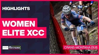 Crans-Montana - Women Elite XCC Highlights  2024 WHOOP UCI Mountain Bike World Cup
