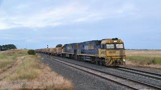 3MA5 Pacific National Container Freight Nears Gheringhap 24112020 - PoathTV Australian  Railways