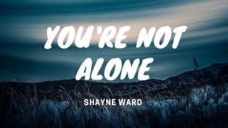 Shayne Ward - Youre Not Alone - Lyrics Video