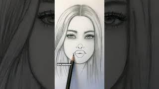 How to draw a nose and lips #art  #drawing #short