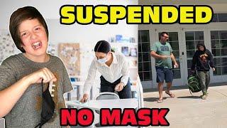 Kid Suspended At School For NOT Wearing A MASK - Angry Parents