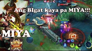 miya hyper carry Gameplay  Attack speed build  Mobile Legends