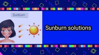 sunburn solutions