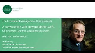 Howard Marks talk at INSEADs IMC