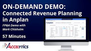 Anaplan FP&A Demo - Target Revenue Planning Top Down and Bottoms Up  Accelytics Consulting