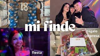 VLOG  cumple 18 de mi hermana le hago un regalo fiesta y más